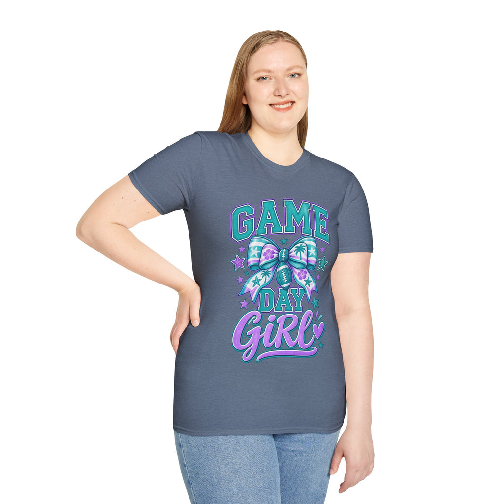 Game Day Girl T-Shirt – Cheer Bow Football Spirit Tee