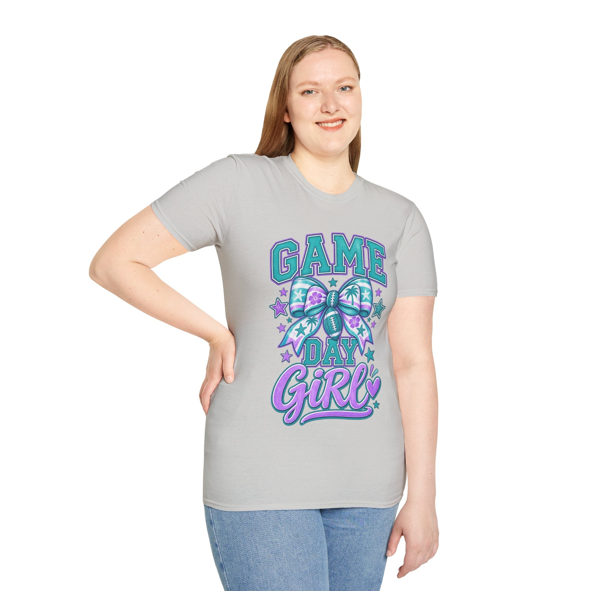 Game Day Girl T-Shirt – Cheer Bow Football Spirit Tee