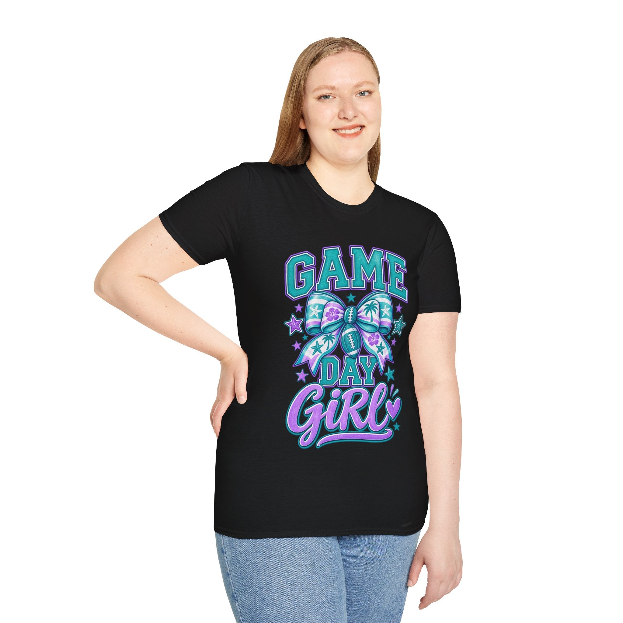 Game Day Girl T-Shirt – Cheer Bow Football Spirit Tee