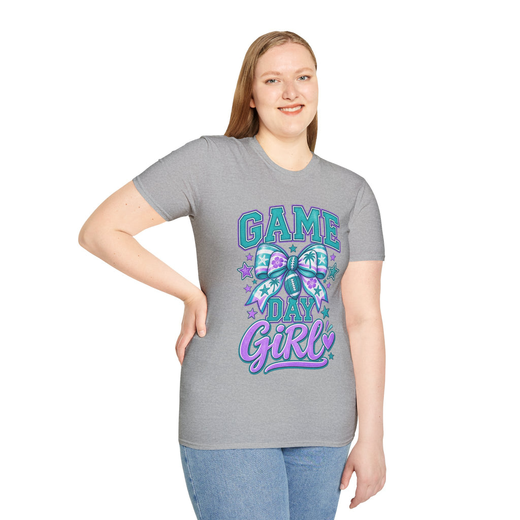 Game Day Girl T-Shirt – Cheer Bow Football Spirit Tee