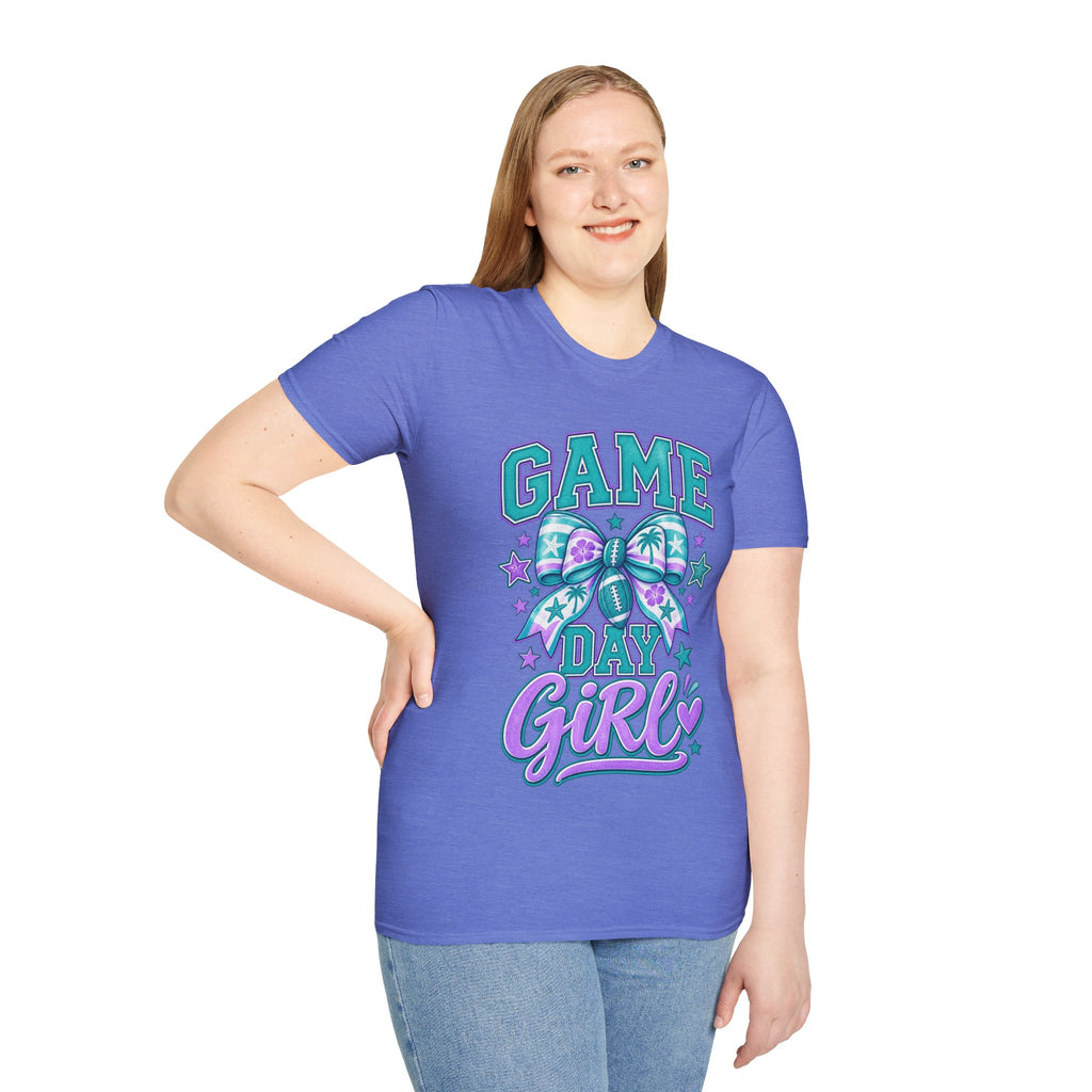 Game Day Girl T-Shirt – Cheer Bow Football Spirit Tee