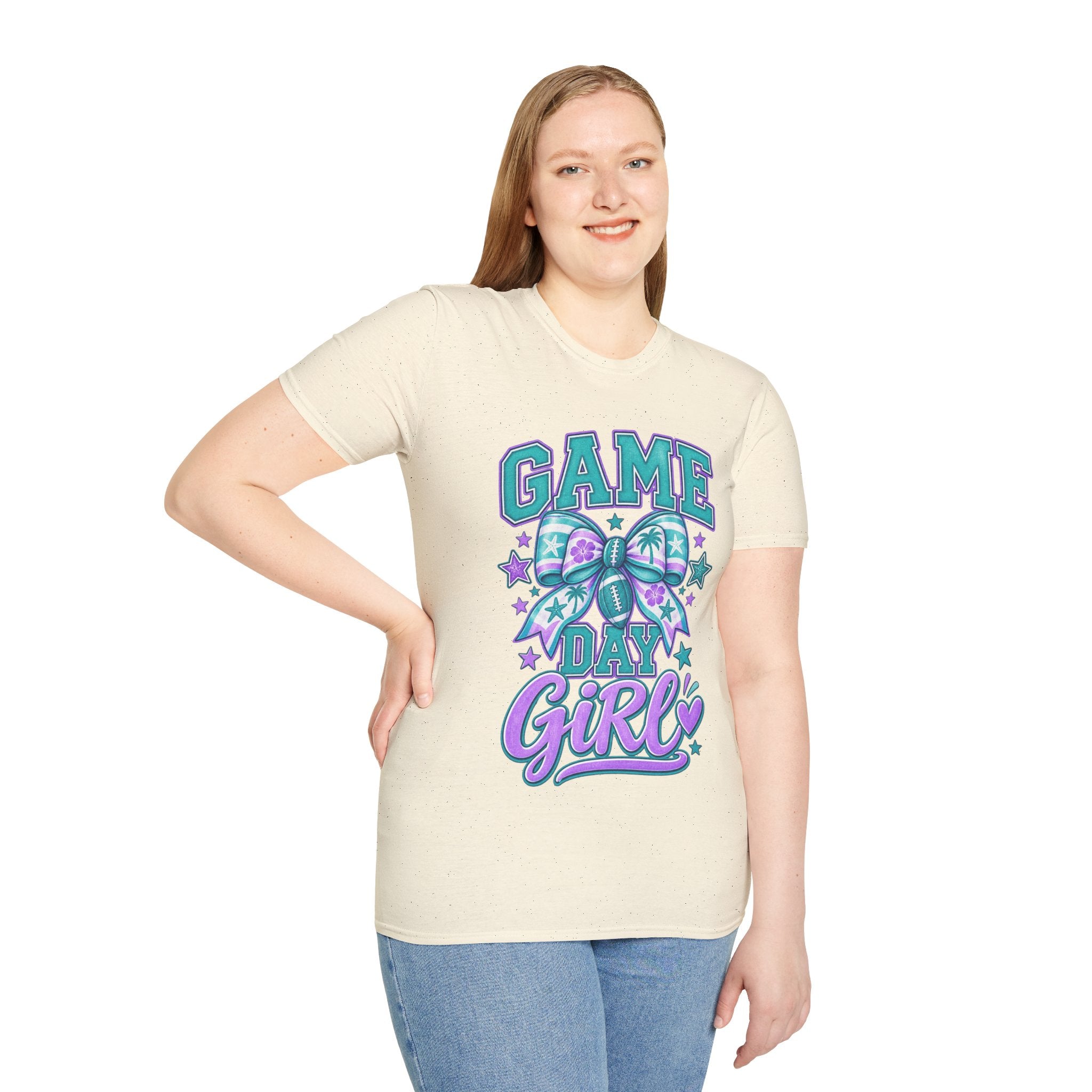 Game Day Girl T-Shirt – Cheer Bow Football Spirit Tee