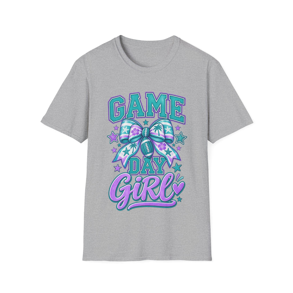 Game Day Girl T-Shirt – Cheer Bow Football Spirit Tee