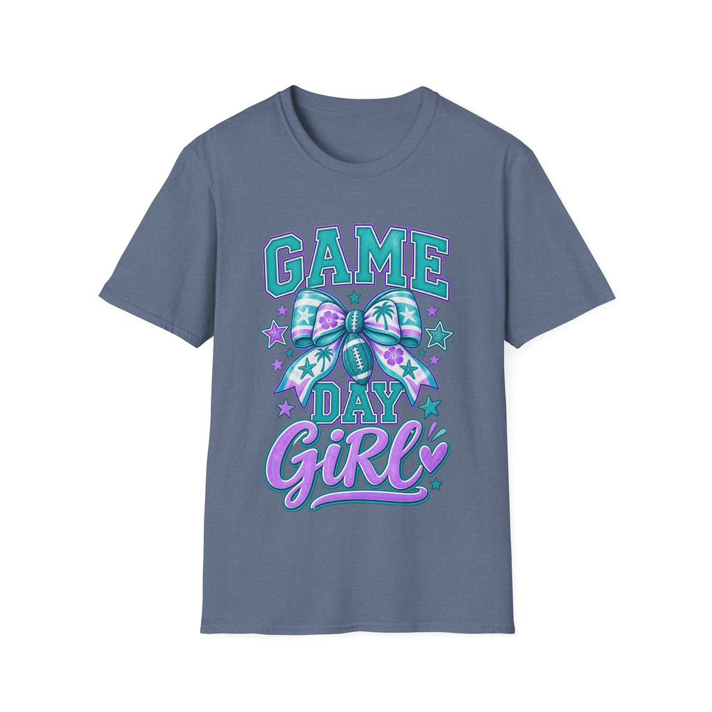 Game Day Girl T-Shirt – Cheer Bow Football Spirit Tee