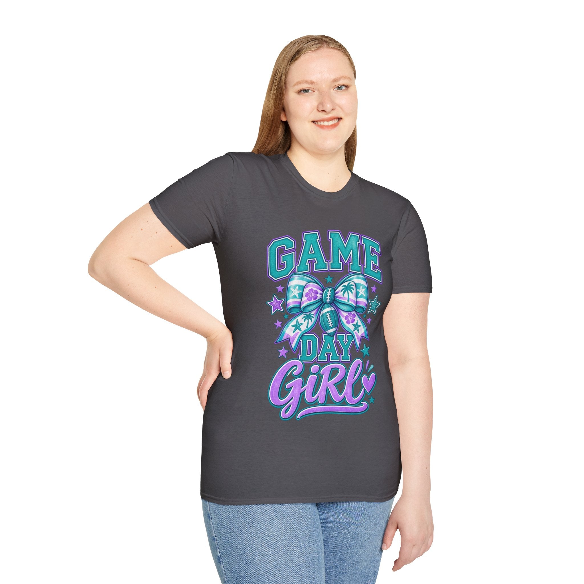 Game Day Girl T-Shirt – Cheer Bow Football Spirit Tee